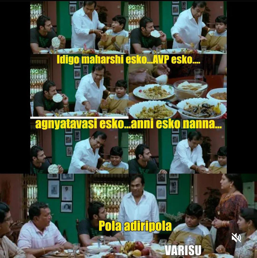 memes on thalapthy vijay varasudu movie trailer..!!