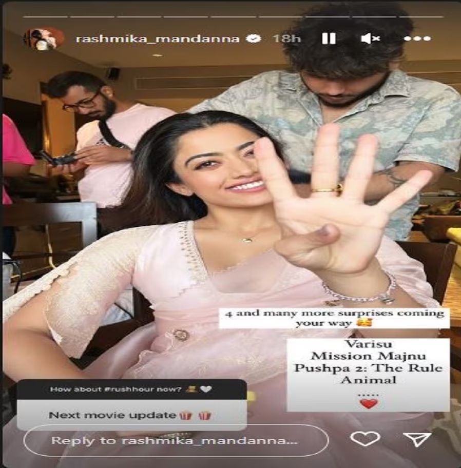 rashmika gives clarity on her role in pushpa 2..