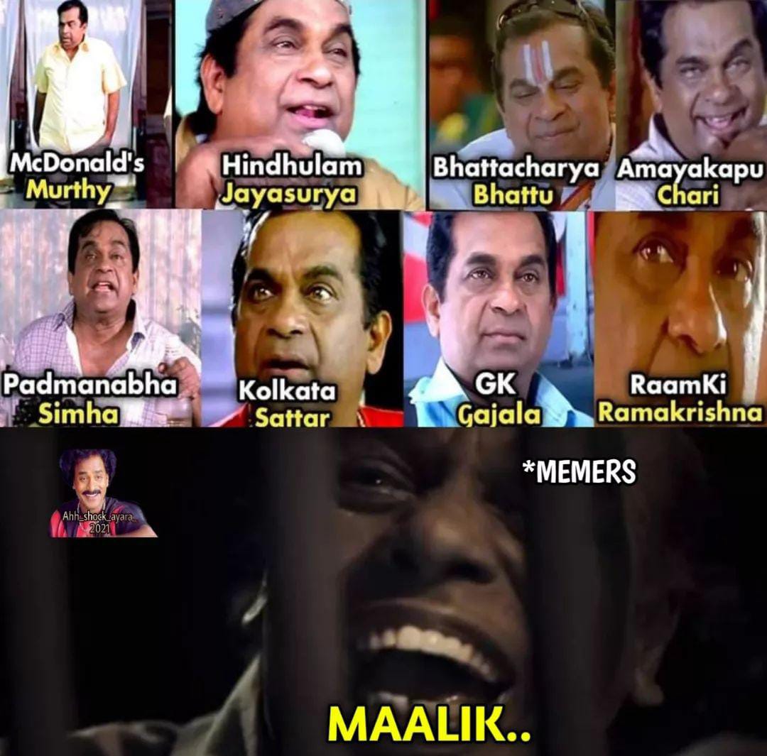 memes on bramhanandam birthday.. 