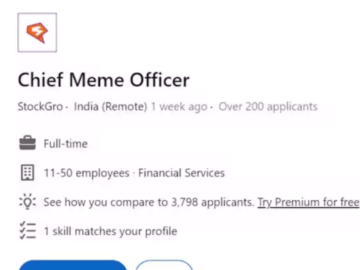 bangalore company publish notification for chief meme officer..!!