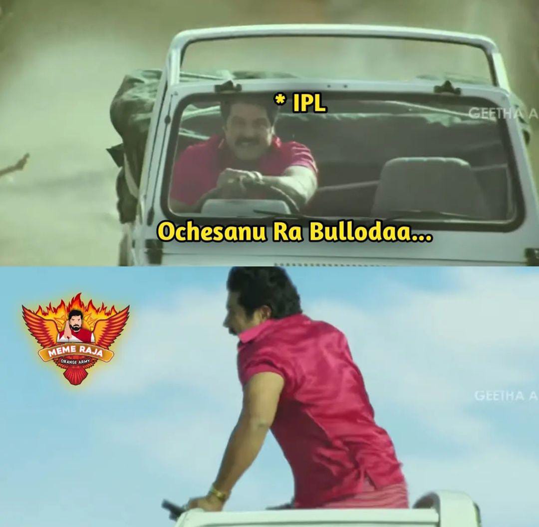 memes on IPL starting today..
