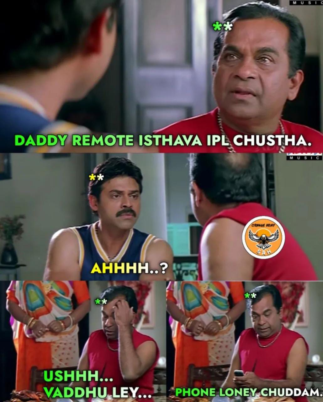memes on IPL starting today..