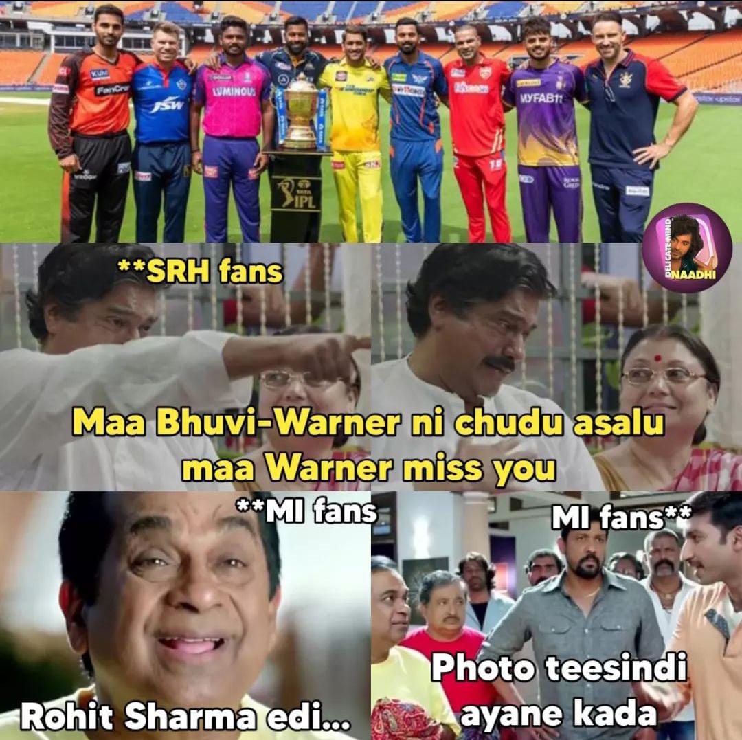 memes on IPL starting today..