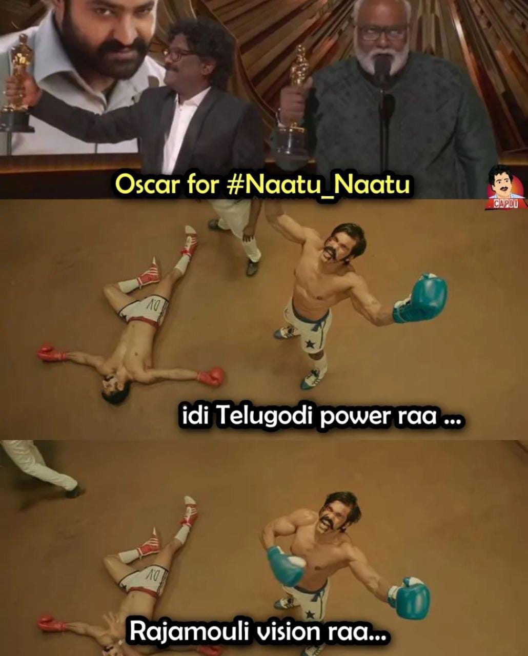 memes on RRR win oscar for 'natu natu' song..