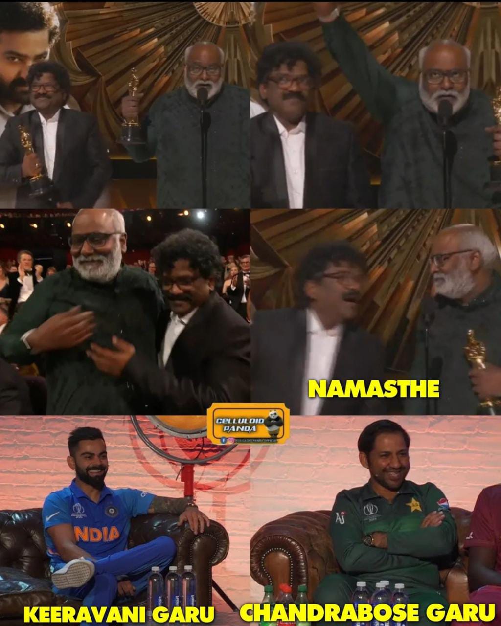 memes on RRR win oscar for 'natu natu' song..