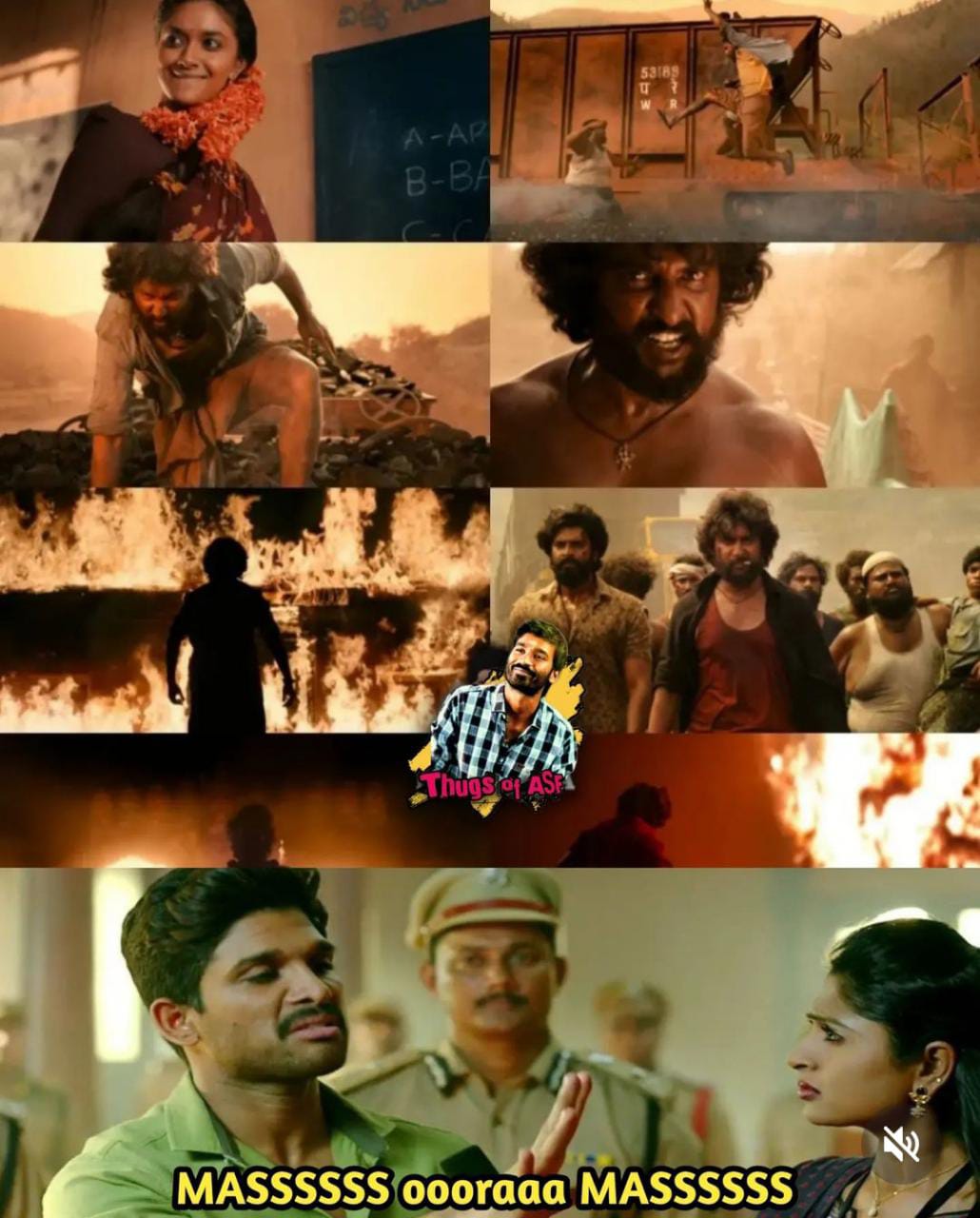 memes on nani's dasara movie trailer..!! 