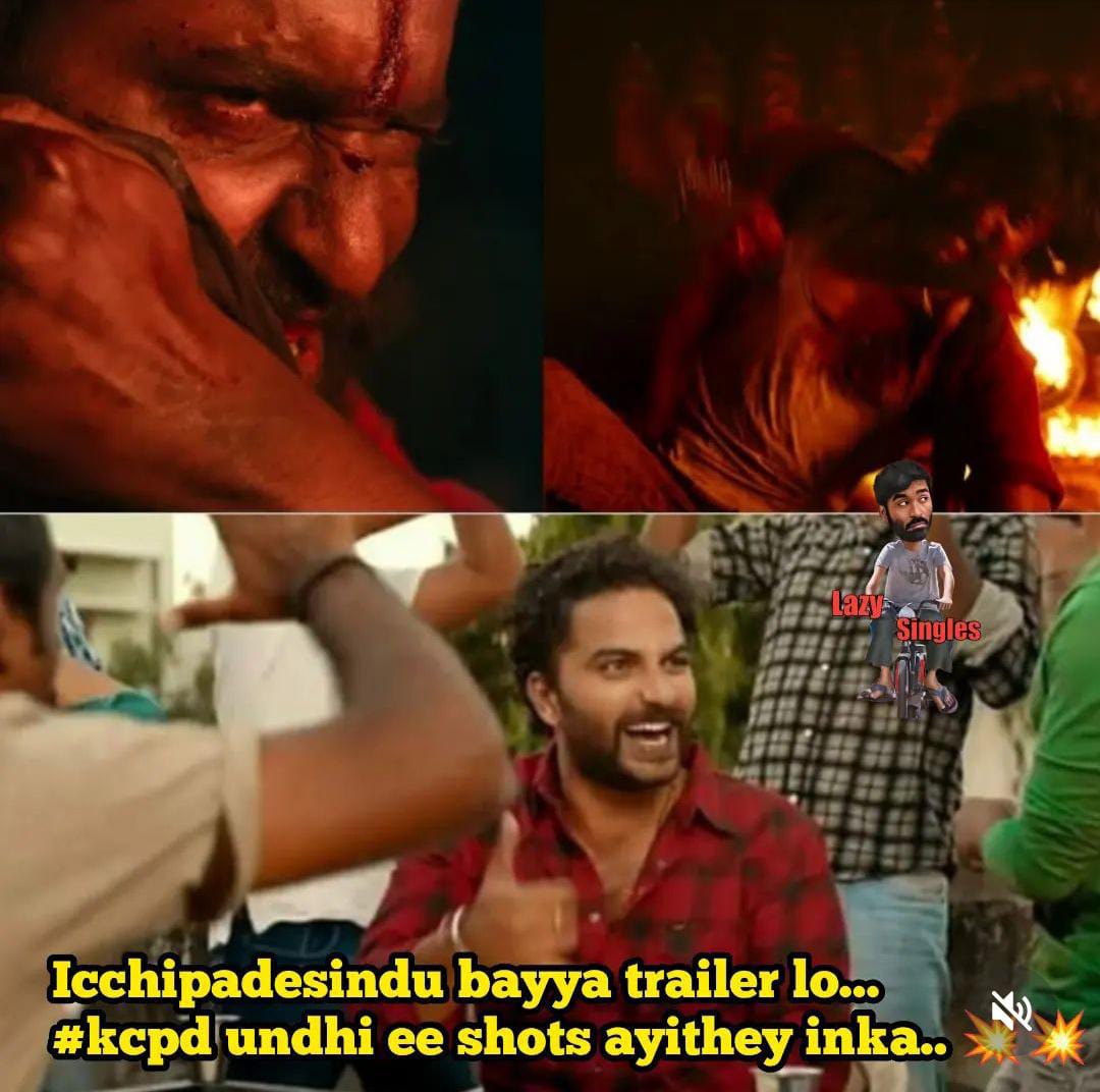 memes on nani's dasara movie trailer..!! 