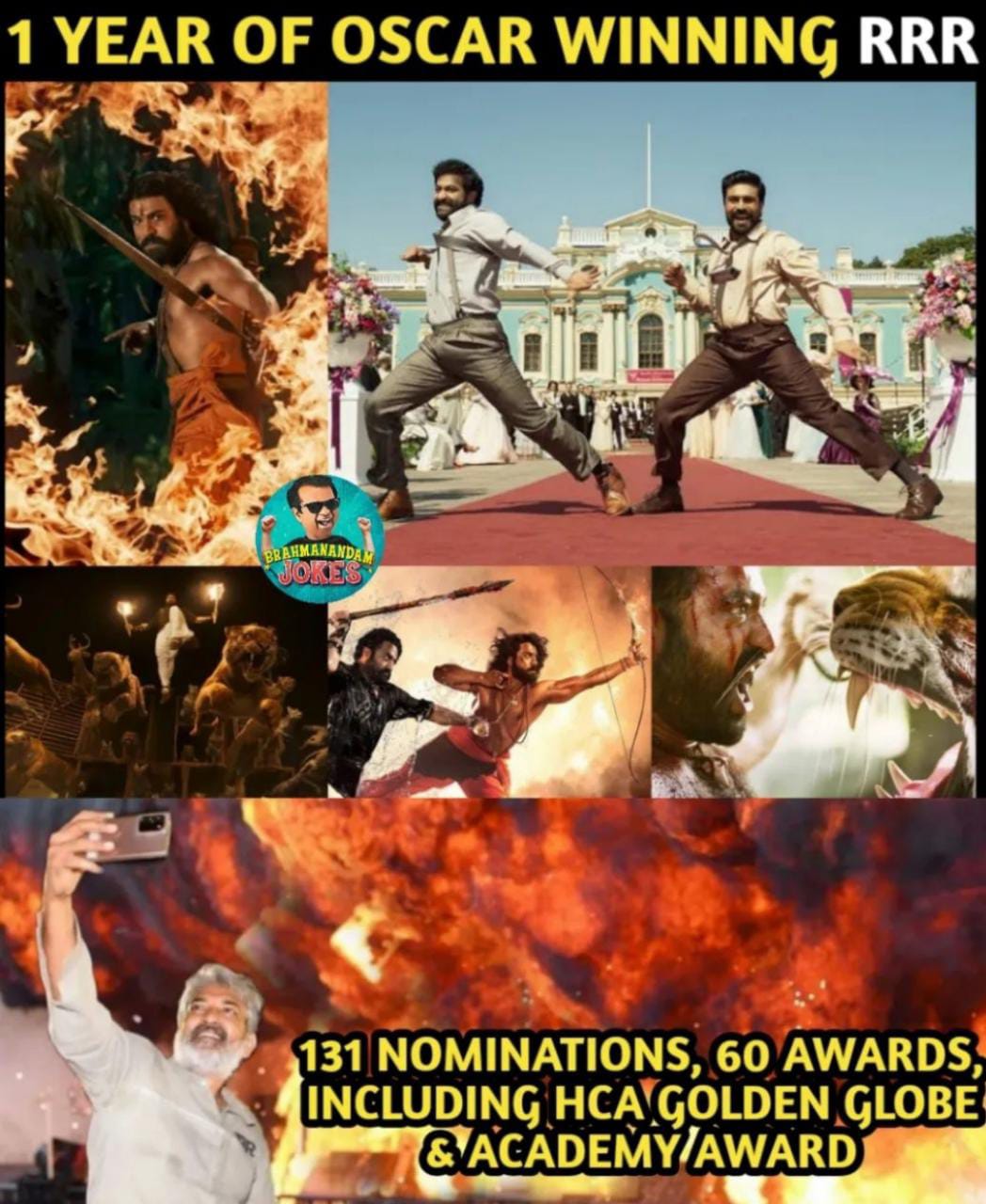 memes on one year for RRR..!! 
