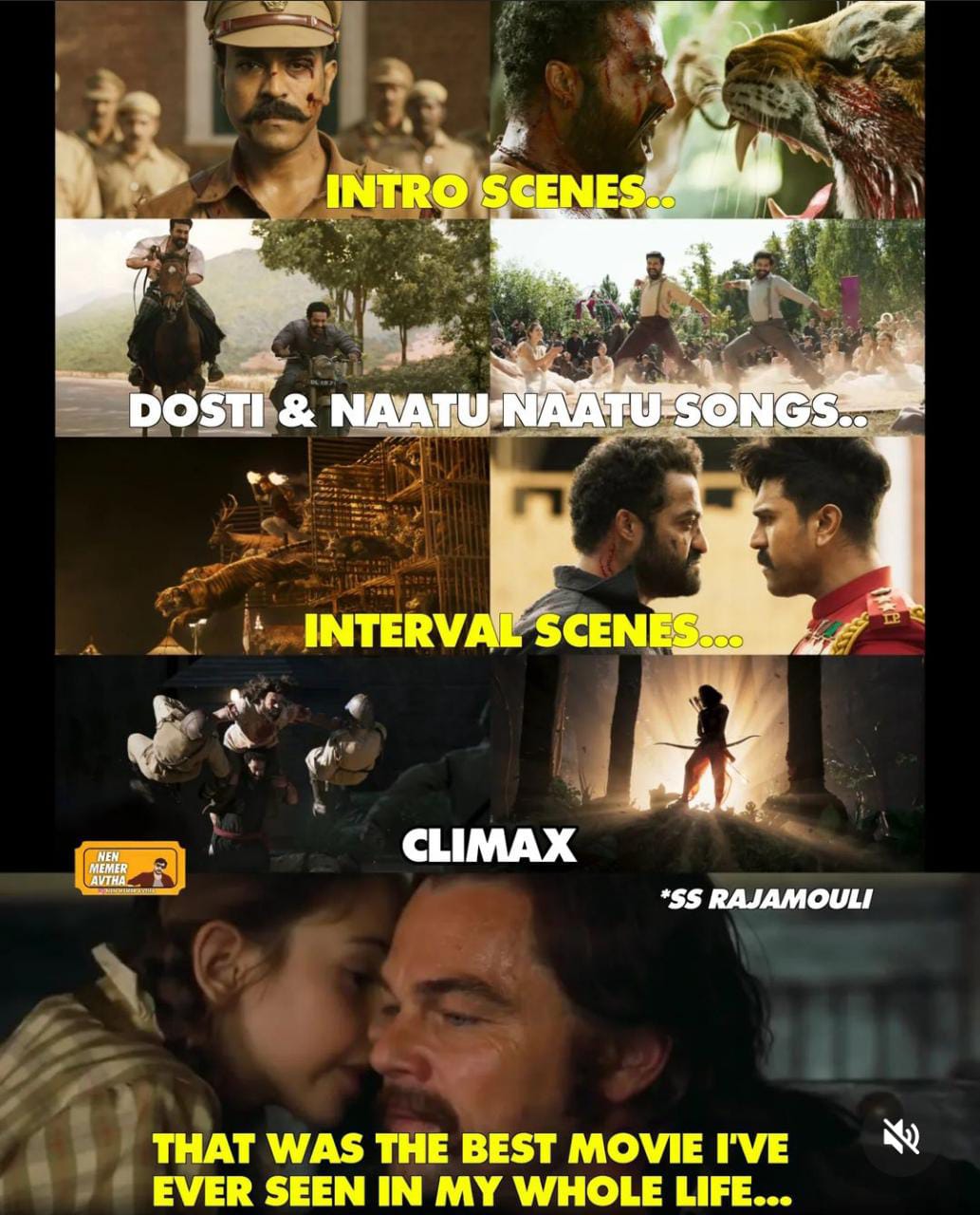 memes on one year for RRR..!! 