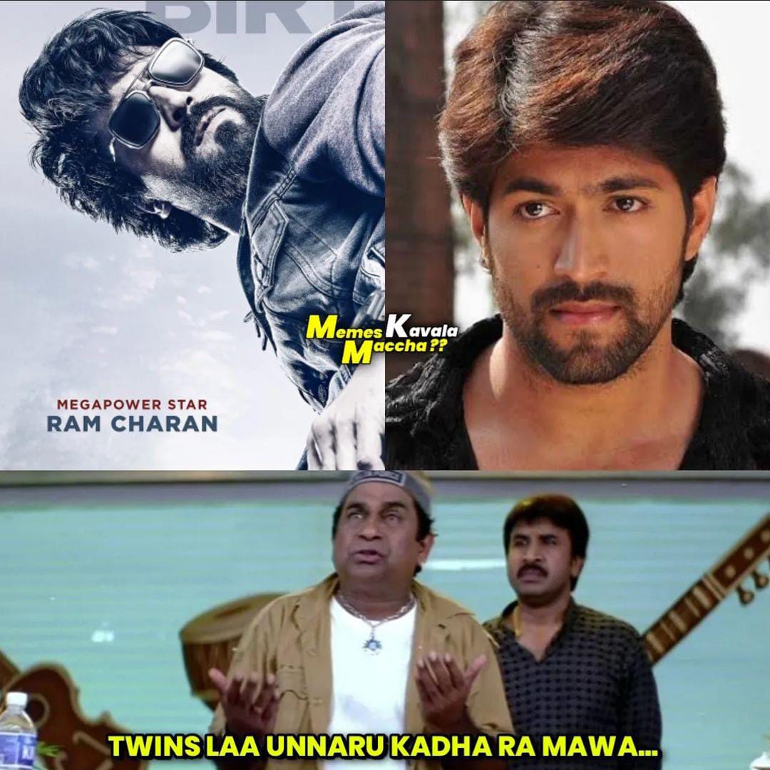 memes on ram charan - shankar game changer movie look..!!