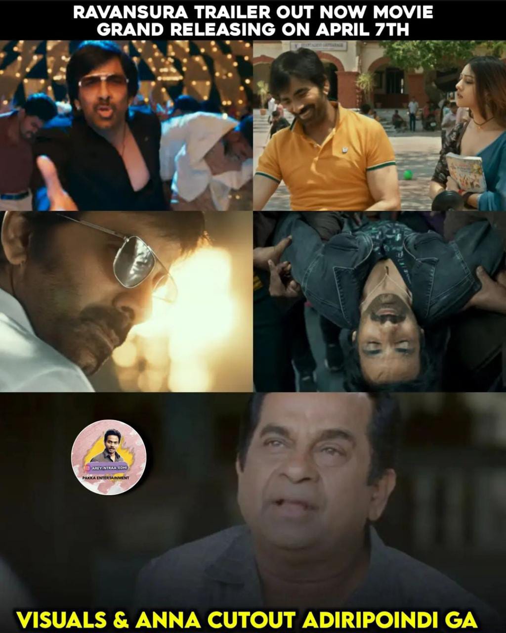 memes on raviteja ravanasura trailer..!! 