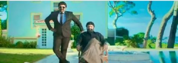 memes on saptagiri scene from veerasimha reddy.