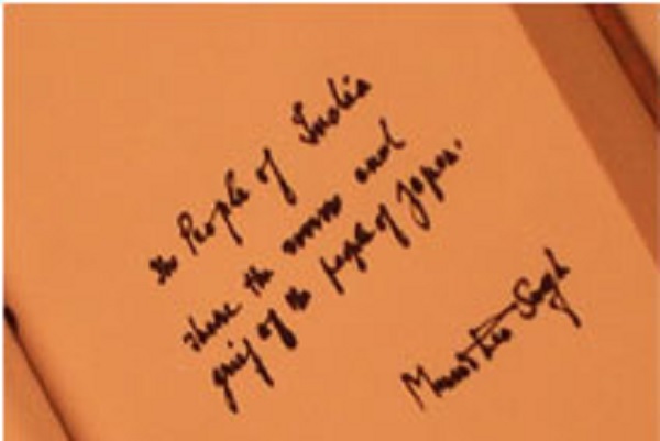 have you seen our politicians handwritten letters..!!have a look..