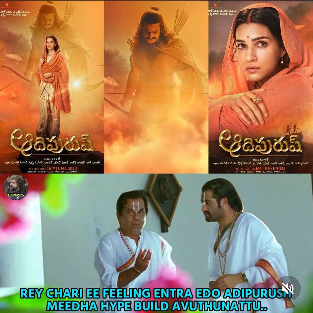 memes on kritisanan first look from aadipurush movie..!!