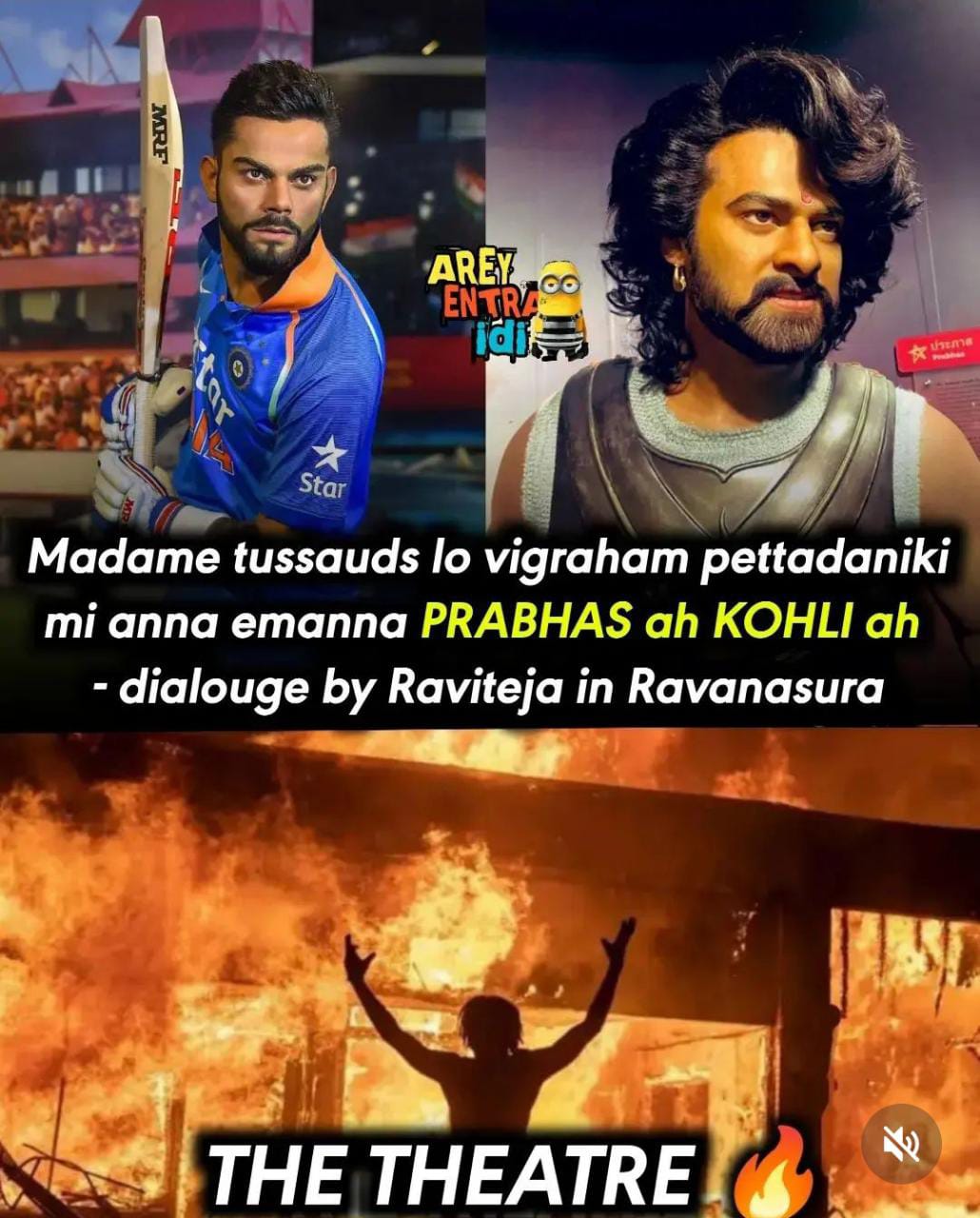 memes on raviteja ravanasura movie release..!!
