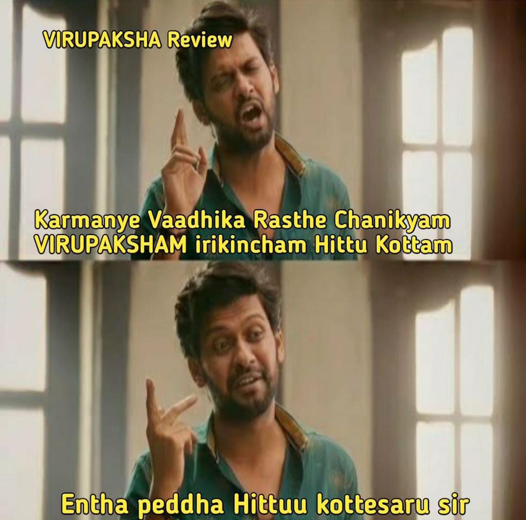 memes on virupaksha movie..!!