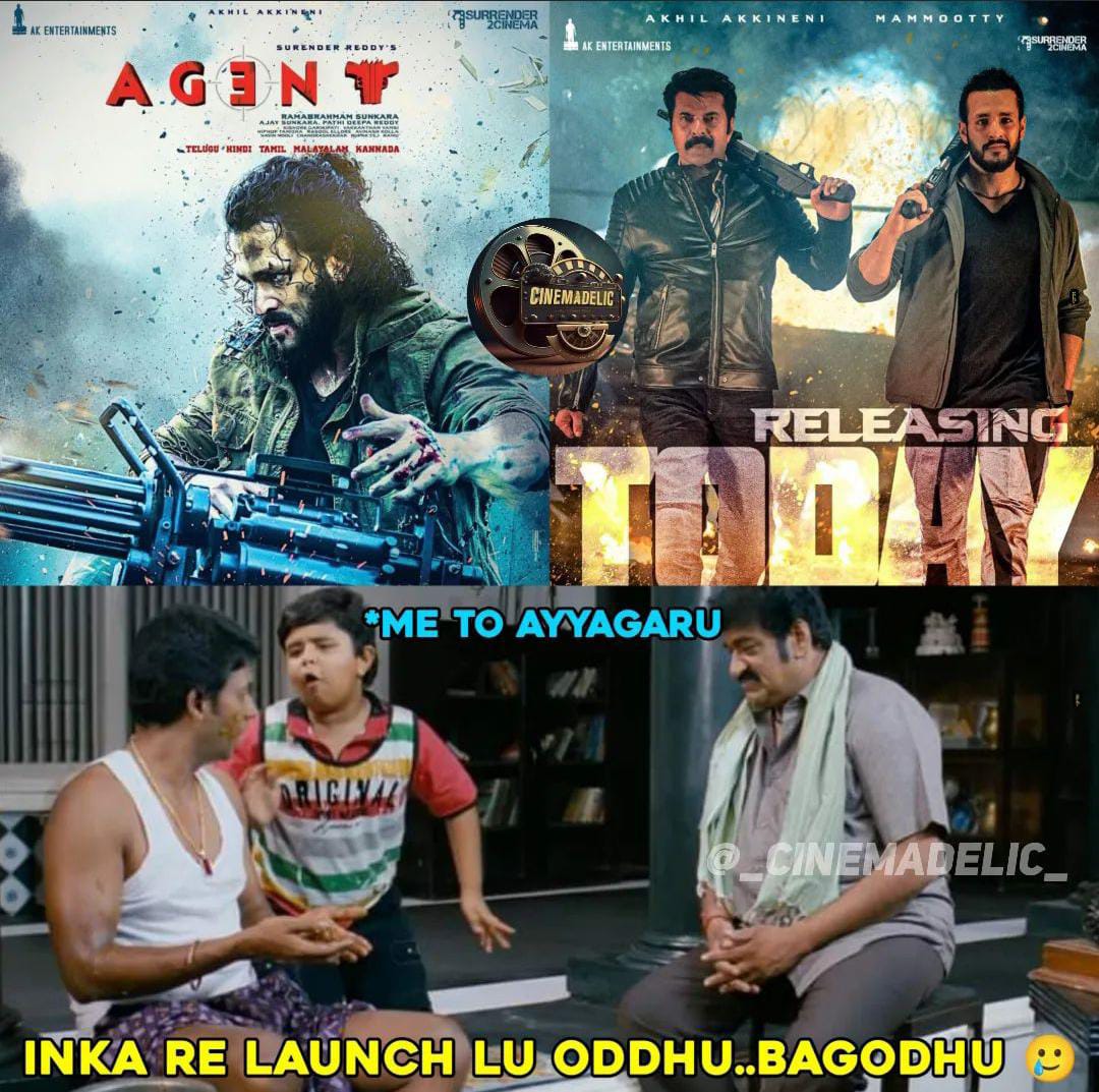 trolls on akhil 'agent' movie..!! 