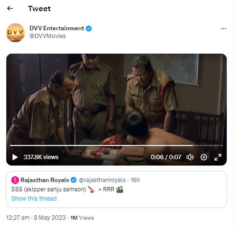 look the conversation between RR and RRR in twitter..!!