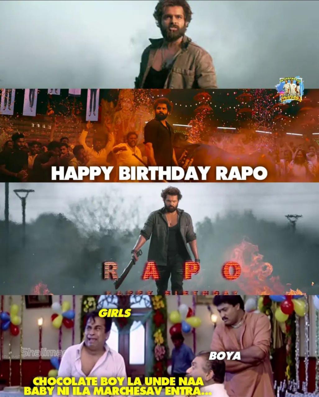 memes on boyapati-ram pothineni movie first glimpse..!!