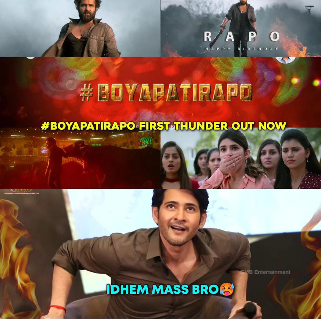 memes on boyapati-ram pothineni movie first glimpse..!!