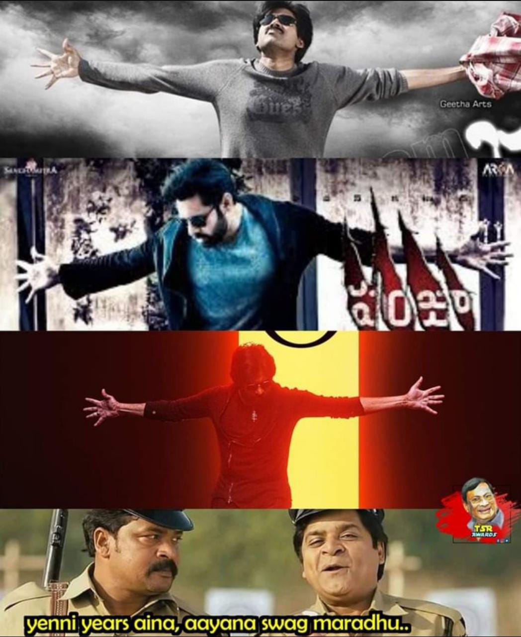 memes on pavan kalyan's bro movie title.. 