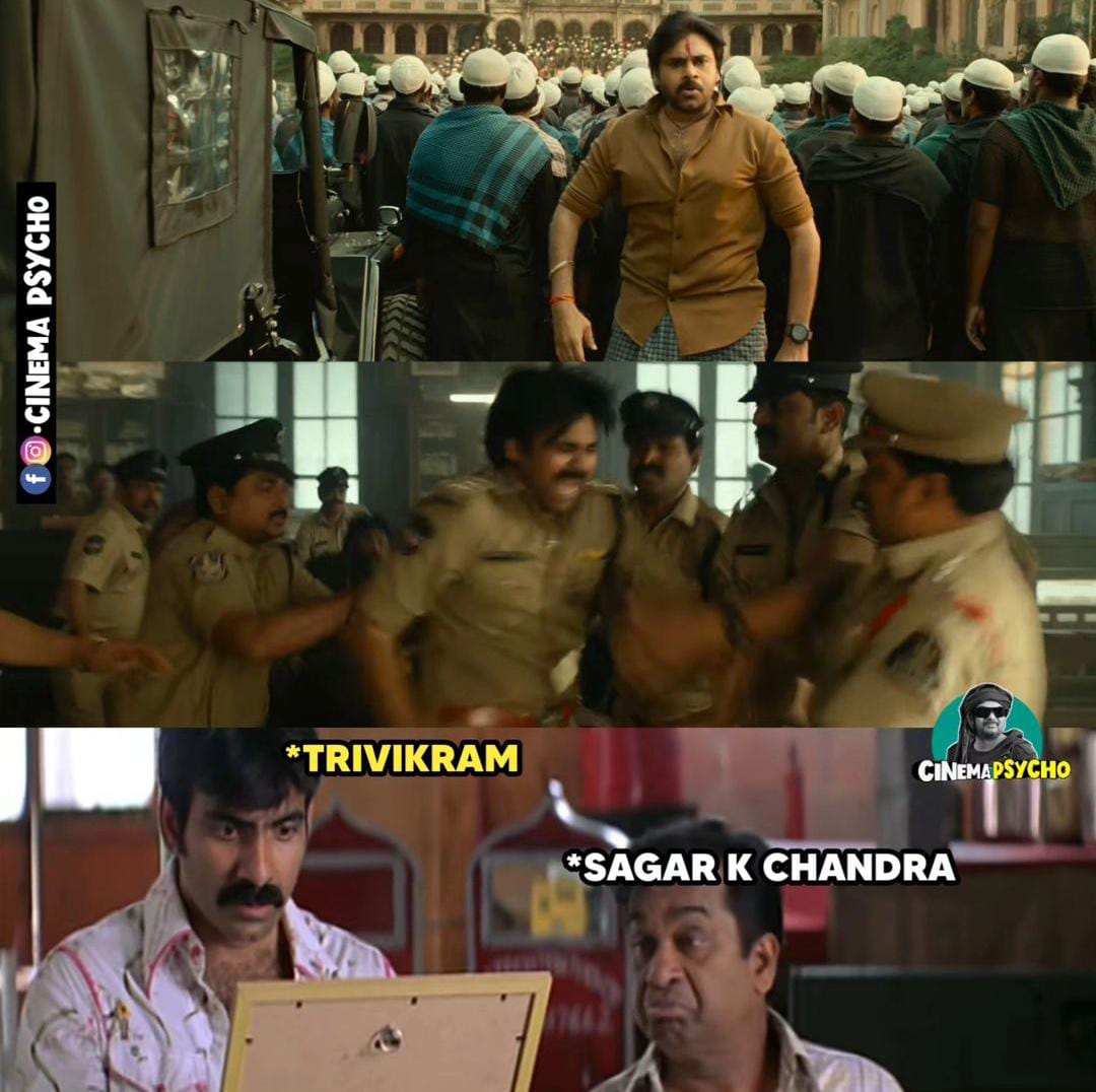 memes on ustad bhagat singh first glimpse..!! 