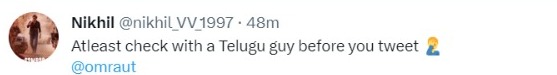 trolls on aadipurush director om raut tweet..!! 