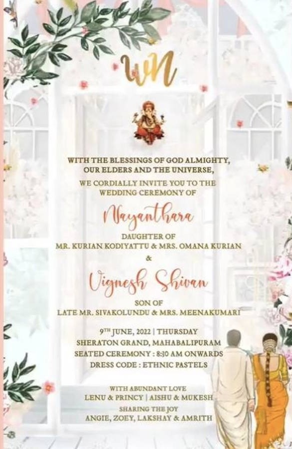 wedding cards of our celebreties.. 
