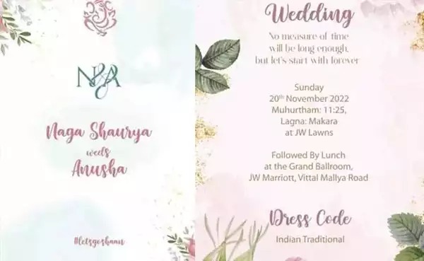 wedding cards of our celebreties.. 
