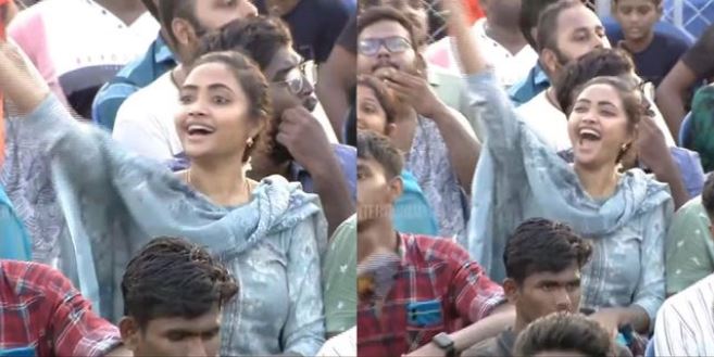 who is the girl in aadipurush pre release evnet looks like anupama parameshwaran..