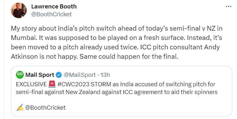 bcci pitch
