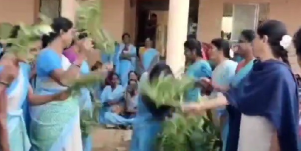 anganwadi women strike