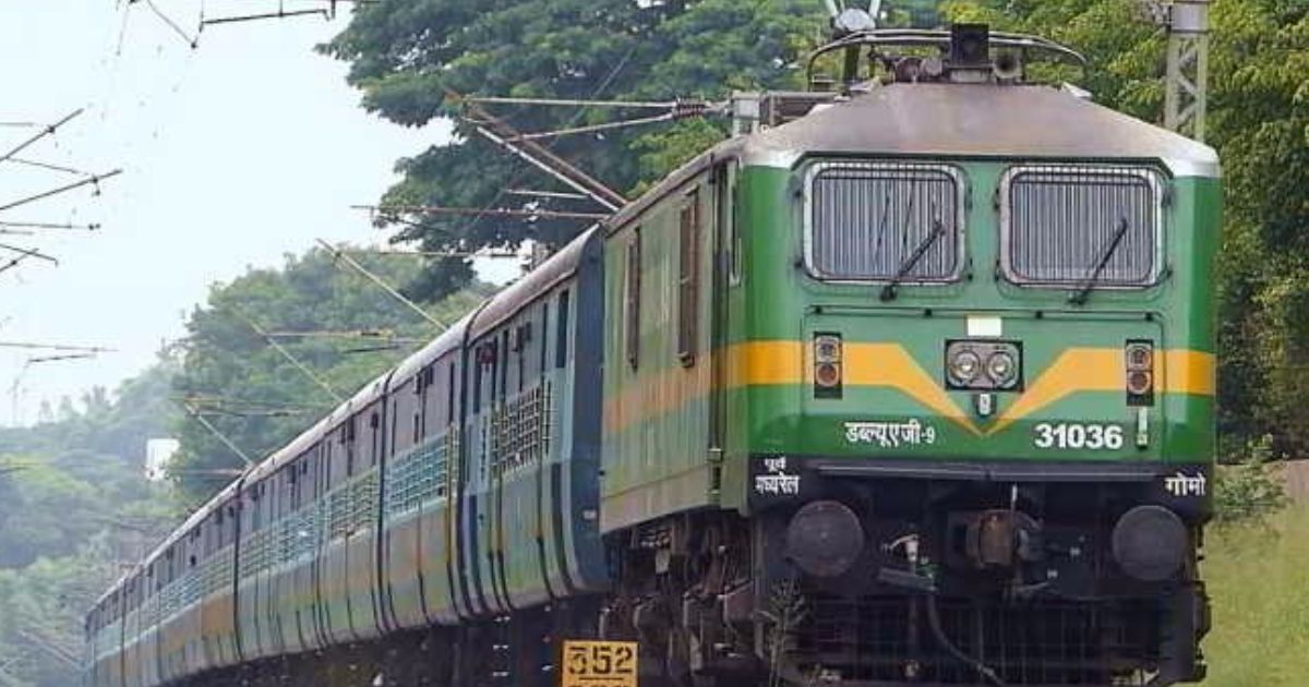 reason behind electric trains current passing