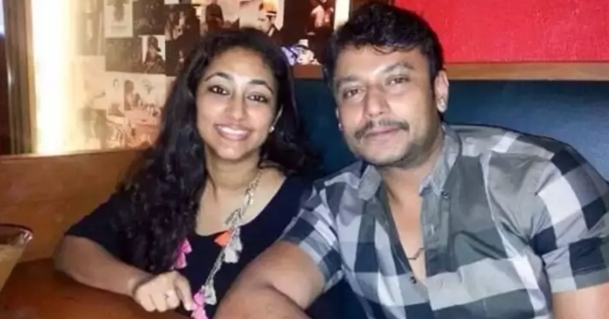hero darshan wife issue with heroine