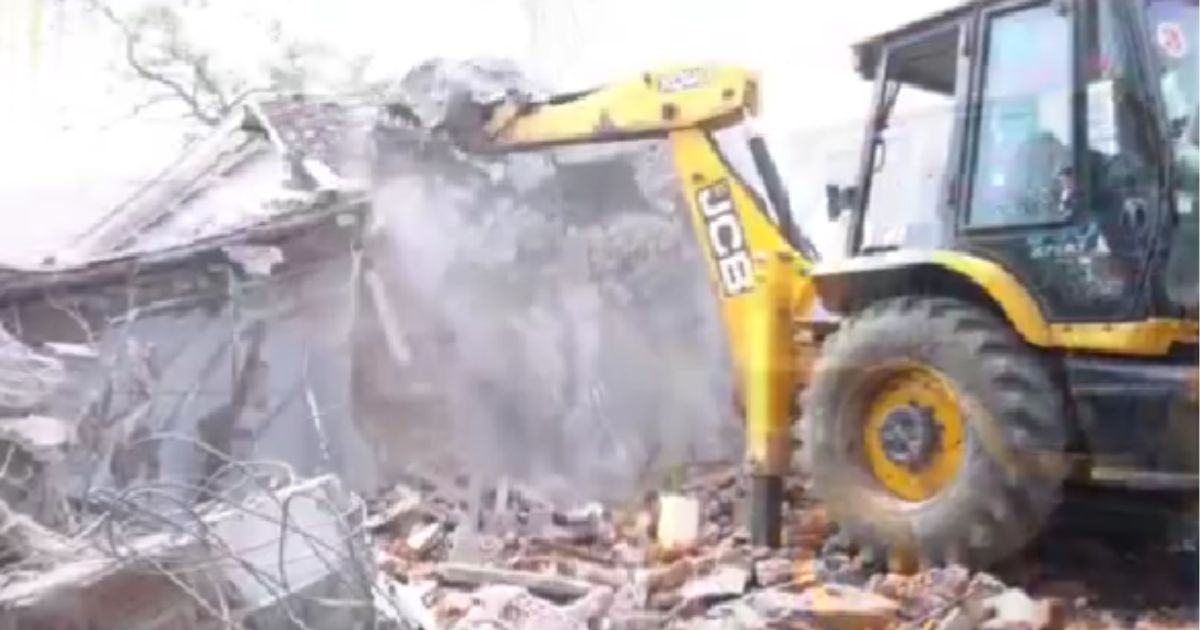 katipally venkata ramana reddy demolished his own house