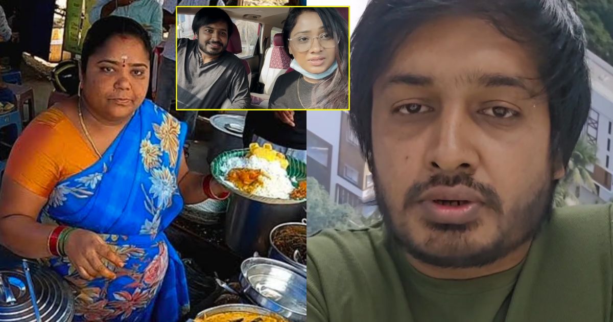 keerthi bhat husband reaction on negative comments on kumari aunty video