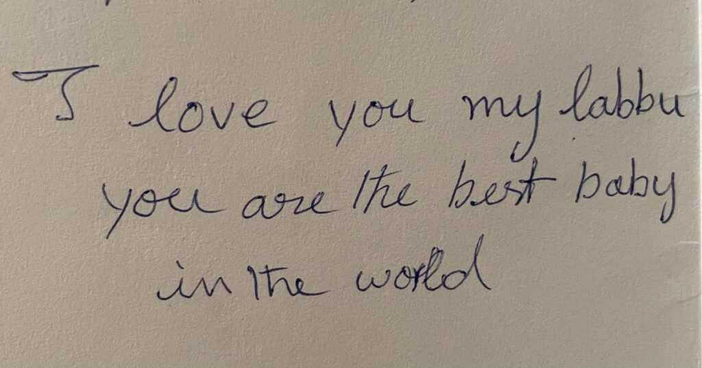 sridevi letter to janhvi kapoor