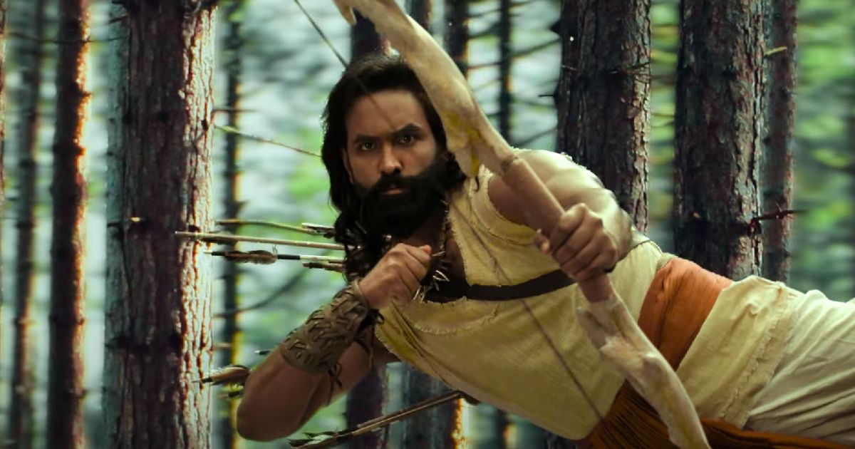 scene in manchu vishnu kannappa teaser