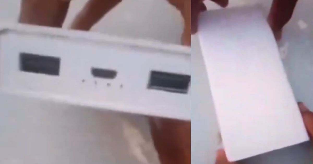 women purchased power bank